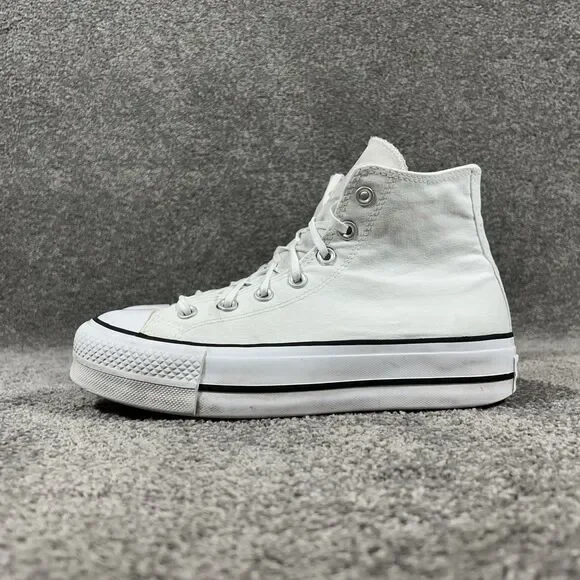 Converse Chuck Taylor All Star Platform High 560846F Womens Size 7.5 White Shoes - Picture 5 of 12